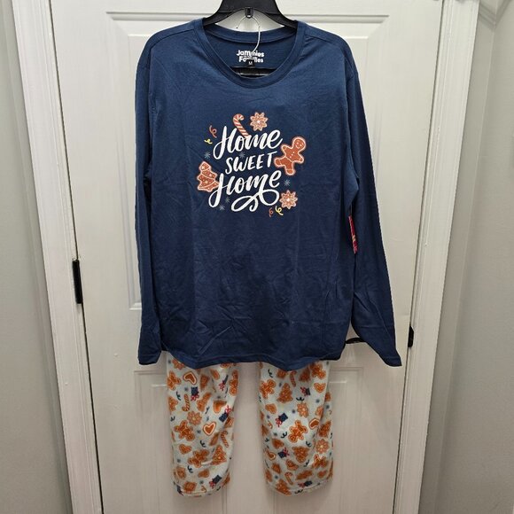 NWT Men's Jammies For Your Families Cookie Pajama Set Size L - Picture 4 of 8